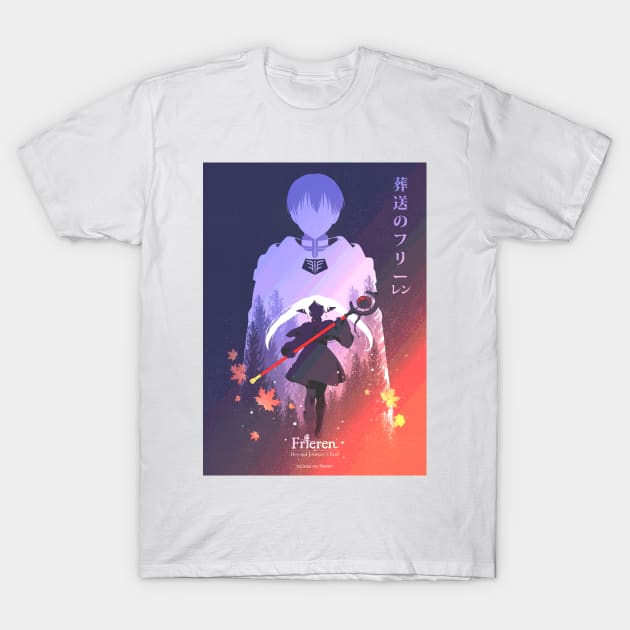 Himmel x Frieren Sousou no Frieren T-Shirt by ijunk